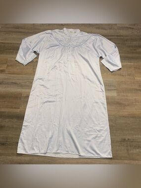 Kay Anna Women's XL Blue Long Nightgown